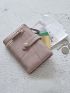 Zipper Decor Small Wallet