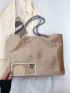 Vintage Design Shoulder Tote Bag