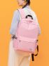 Letter Patch Functional Backpack