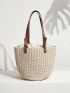 Minimalist Straw Bag