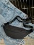 Zip Front Waist Bag