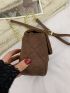 Mini Quilted Chain Flap Square Bag