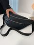 Zip Front Waist Bag