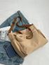 Minimalist Shopper Bag With Coin Purse