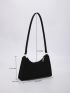 Crocodile Embossed Baguette Bag for Women