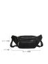 Double Zipper Waist Bag