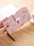 Leaf Pattern Hollow Out Long Wallet