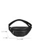 Zip Front Waist Bag