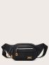 Letter Patch Decor Fanny Pack