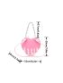 Bead Decor Heart Design Novelty Bag