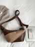 Mini Two Tone Hobo Bag