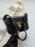 Mini Metal Lock Flap Square Bag