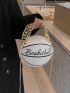 Mini Basketball Design Circle Bag