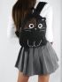 Cartoon Cat Pattern Classic Backpack