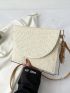 Minimalist Flap Straw Bag