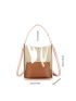 Minimalist Top Handle Transparent Square Bag With Inner Pouch, Clear Bag