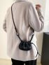 Mini Drawstring Design Bucket Bag