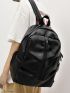 Men Ruched Detail Casual Daypack