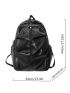 Men Ruched Detail Casual Daypack