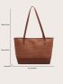 Two Tone Straw Bag