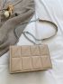 Quilted Flap Chain Square Bag