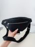 Minimalist Zipper Waist Bag