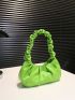 Neon Green Ruched Bag