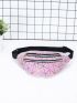 Holographic Geo Graphic Fanny Pack