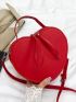 Minimalist Heart Shaped Satchel Bag