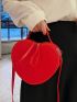 Minimalist Heart Shaped Satchel Bag