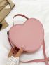 Minimalist Heart Shaped Satchel Bag