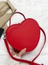 Minimalist Heart Shaped Satchel Bag