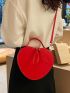 Minimalist Heart Shaped Satchel Bag