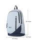 Letter Print Colorblock Functional Backpack