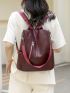 Women's Vintage Backpack, Multifunctional Large Capacity Backpack For Commuting & Traveling