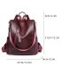 Women's Vintage Backpack, Multifunctional Large Capacity Backpack For Commuting & Traveling