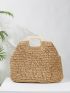 Minimalist Straw Bag