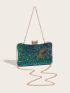 Mini Sequin Decor Box Bag