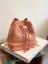 Mini Drawstring Design Bucket Bag