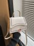 Mini Embroidered Detail Square Bag