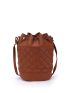 Mini Quilted Drawstring Design Bucket Bag