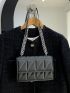 Quilted Flap Square Bag