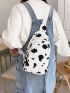 Mini Cow Print Sling Bag