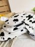 Mini Cow Print Sling Bag