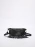 Tassel Decor Waist Bag