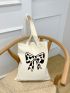 Bow Graphic Shopper Bag