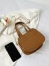 Mini Minimalist Double Handle Chain Satchel Bag