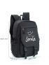 Letter Print Functional Backpack