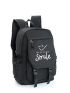 Letter Print Functional Backpack