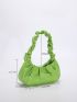 Neon Green Ruched Bag